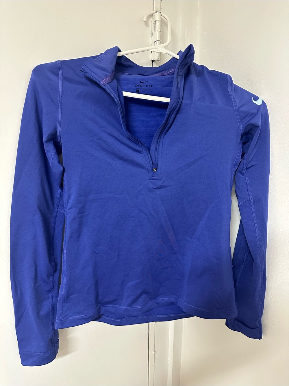 Nike Dri-FIT Electric Blue Quarter-Zip Pullover